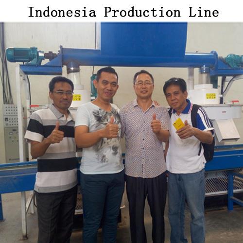 Linea di produzione dell'Indonesia